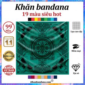 Khăn bandana chất - Mã 0062 36 Khăn bandana chất - Mã 0062 35