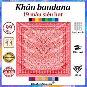 Khăn bandana lụa satin - Mã 0065 30 Khăn bandana lụa satin - Mã 0065 29