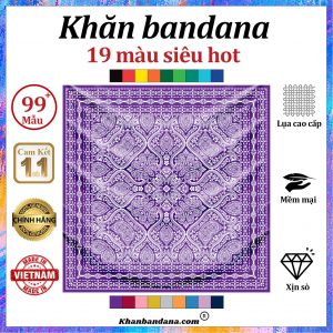 Khăn bandana lụa satin - Mã 0065 38 Khăn bandana lụa satin - Mã 0065 37