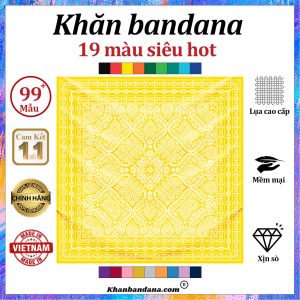 Khăn bandana lụa satin - Mã 0065 44 Khăn bandana lụa satin - Mã 0065 43