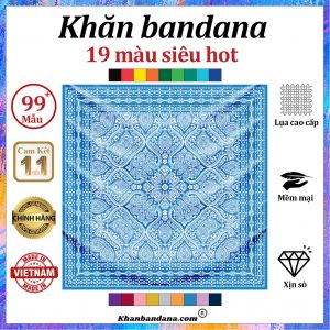 Khăn bandana lụa satin - Mã 0065 50 Khăn bandana lụa satin - Mã 0065 49