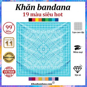 Khăn bandana lụa satin - Mã 0065 52 Khăn bandana lụa satin - Mã 0065 51