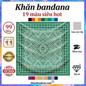 Khăn bandana lụa satin - Mã 0065 54 Khăn bandana lụa satin - Mã 0065 53