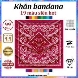Khăn bandana chính hãng - Mã 0007 32 Khăn bandana chính hãng - Mã 0007 31