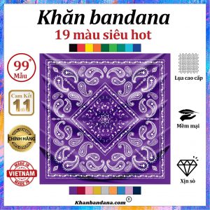 Khăn bandana chính hãng - Mã 0007 38 Khăn bandana chính hãng - Mã 0007 37
