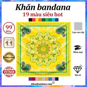 Khăn bandana xịn sò - Mã 0071 44 Khăn bandana xịn sò - Mã 0071 43