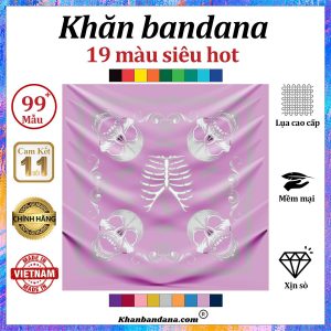 Khăn lụa vuông màu trắng họa tiết- Mã 0078 40 Khăn lụa vuông màu trắng họa tiết- Mã 0078 39