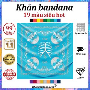 Khăn lụa vuông màu trắng họa tiết- Mã 0078 52 Khăn lụa vuông màu trắng họa tiết- Mã 0078 51