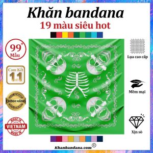 Khăn lụa vuông màu trắng họa tiết- Mã 0078 56 Khăn lụa vuông màu trắng họa tiết- Mã 0078 55