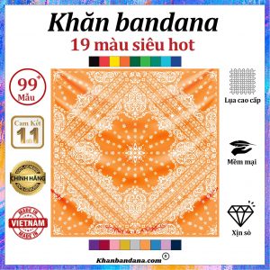 Khăn bandana mau tím hoa cà - Mã 0008 26 Khăn bandana mau tím hoa cà - Mã 0008 25