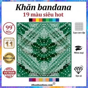 Khăn bandana mau tím hoa cà - Mã 0008 54 Khăn bandana mau tím hoa cà - Mã 0008 53