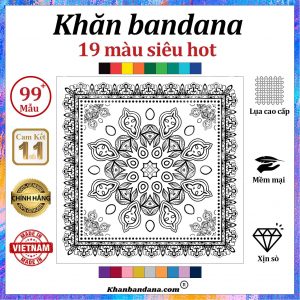 Khăn vuông Turban Hiphop - Mã 0081 41