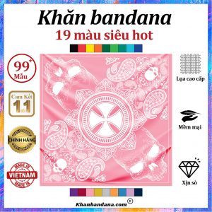 Khăn lụa vuông họa tiết sặc sỡ - Mã 0085 34 Khăn lụa vuông họa tiết sặc sỡ - Mã 0085 33