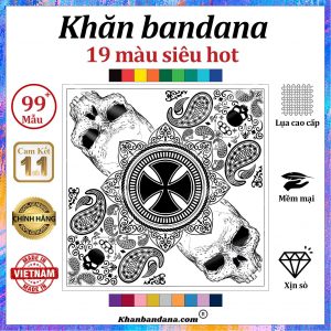 Khăn lụa vuông họa tiết sặc sỡ - Mã 0085 42 Khăn lụa vuông họa tiết sặc sỡ - Mã 0085 41