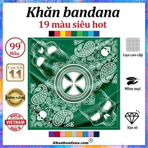 Khăn lụa vuông họa tiết sặc sỡ - Mã 0085 54 Khăn lụa vuông họa tiết sặc sỡ - Mã 0085 53