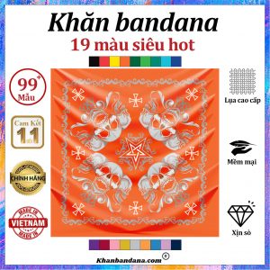 khăn vuông họa tiết thêu - Mã 0089 24 khăn vuông họa tiết thêu - Mã 0089 23