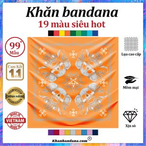 khăn vuông họa tiết thêu - Mã 0089 26 khăn vuông họa tiết thêu - Mã 0089 25