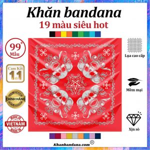 khăn vuông họa tiết thêu - Mã 0089 30 khăn vuông họa tiết thêu - Mã 0089 29