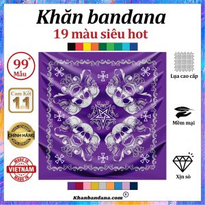 khăn vuông họa tiết thêu - Mã 0089 38 khăn vuông họa tiết thêu - Mã 0089 37