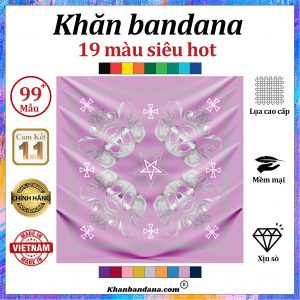khăn vuông họa tiết thêu - Mã 0089 40 khăn vuông họa tiết thêu - Mã 0089 39