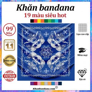 khăn vuông họa tiết thêu - Mã 0089 48 khăn vuông họa tiết thêu - Mã 0089 47