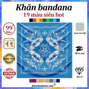 khăn vuông họa tiết thêu - Mã 0089 50 khăn vuông họa tiết thêu - Mã 0089 49