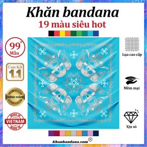 khăn vuông họa tiết thêu - Mã 0089 52 khăn vuông họa tiết thêu - Mã 0089 51