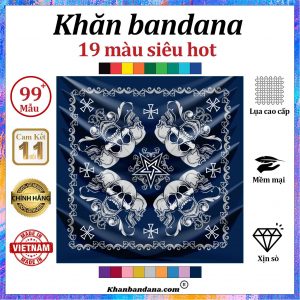khăn vuông họa tiết thêu - Mã 0089 58 khăn vuông họa tiết thêu - Mã 0089 57