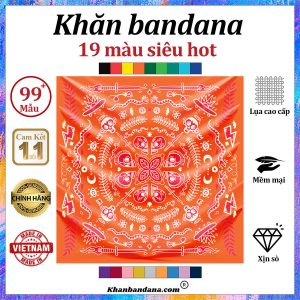 khăn bandana vuông cute - Mã 0093 24 khăn bandana vuông cute - Mã 0093 23