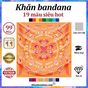 khăn bandana vuông cute - Mã 0093 26 khăn bandana vuông cute - Mã 0093 25