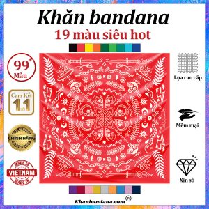 khăn bandana vuông cute - Mã 0093 30 khăn bandana vuông cute - Mã 0093 29