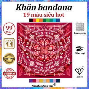 khăn bandana vuông cute - Mã 0093 32 khăn bandana vuông cute - Mã 0093 31