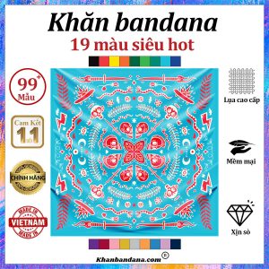 khăn bandana vuông cute - Mã 0093 52 khăn bandana vuông cute - Mã 0093 51