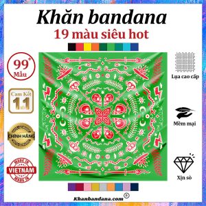 khăn bandana vuông cute - Mã 0093 56 khăn bandana vuông cute - Mã 0093 55