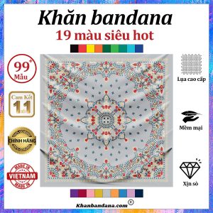 Khăn bandana cỡ nhỏ siêu cấp vip - Mã 0095 24