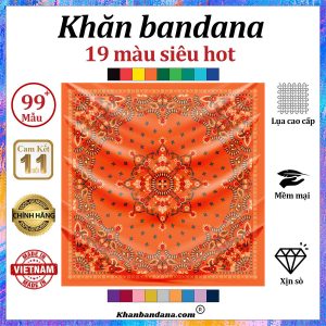 Khăn bandana cỡ nhỏ siêu cấp vip - Mã 0095 26