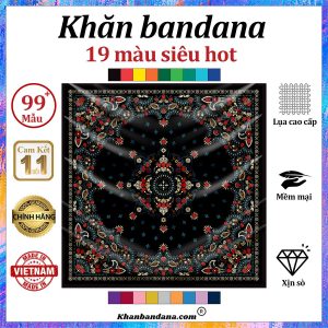 Khăn bandana cỡ nhỏ siêu cấp vip - Mã 0095 30