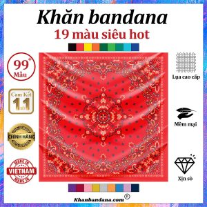 Khăn bandana cỡ nhỏ siêu cấp vip - Mã 0095 32