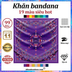 Khăn bandana cỡ nhỏ siêu cấp vip - Mã 0095 40