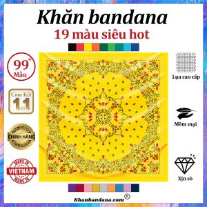 Khăn bandana cỡ nhỏ siêu cấp vip - Mã 0095 46