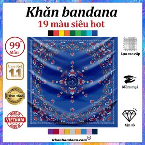 Khăn bandana cỡ nhỏ siêu cấp vip - Mã 0095 50