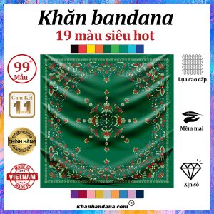Khăn bandana cỡ nhỏ siêu cấp vip - Mã 0095 56
