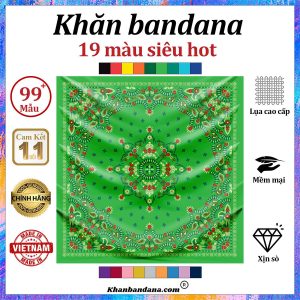 Khăn bandana cỡ nhỏ siêu cấp vip - Mã 0095 58