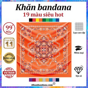 Khăn bandana xịn sò - Mã 0096 24 Khăn bandana xịn sò - Mã 0096 23
