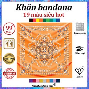 Khăn bandana xịn sò - Mã 0096 26 Khăn bandana xịn sò - Mã 0096 25