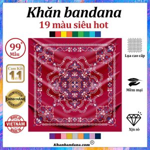 Khăn bandana xịn sò - Mã 0096 32 Khăn bandana xịn sò - Mã 0096 31