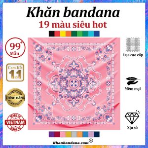 Khăn bandana xịn sò - Mã 0096 34 Khăn bandana xịn sò - Mã 0096 33