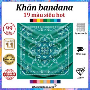 Khăn bandana xịn sò - Mã 0096 36 Khăn bandana xịn sò - Mã 0096 35