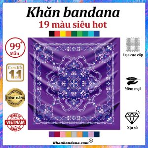 Khăn bandana xịn sò - Mã 0096 38 Khăn bandana xịn sò - Mã 0096 37