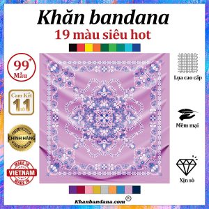 Khăn bandana xịn sò - Mã 0096 40 Khăn bandana xịn sò - Mã 0096 39